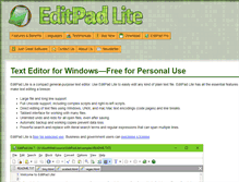 Tablet Screenshot of editpadlite.com